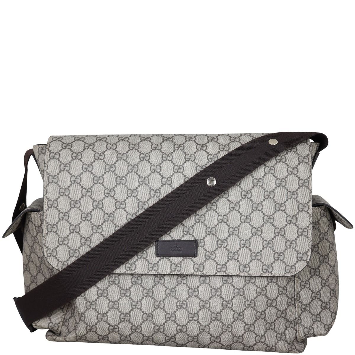 Gucci soft gg supreme diaper bag hotsell