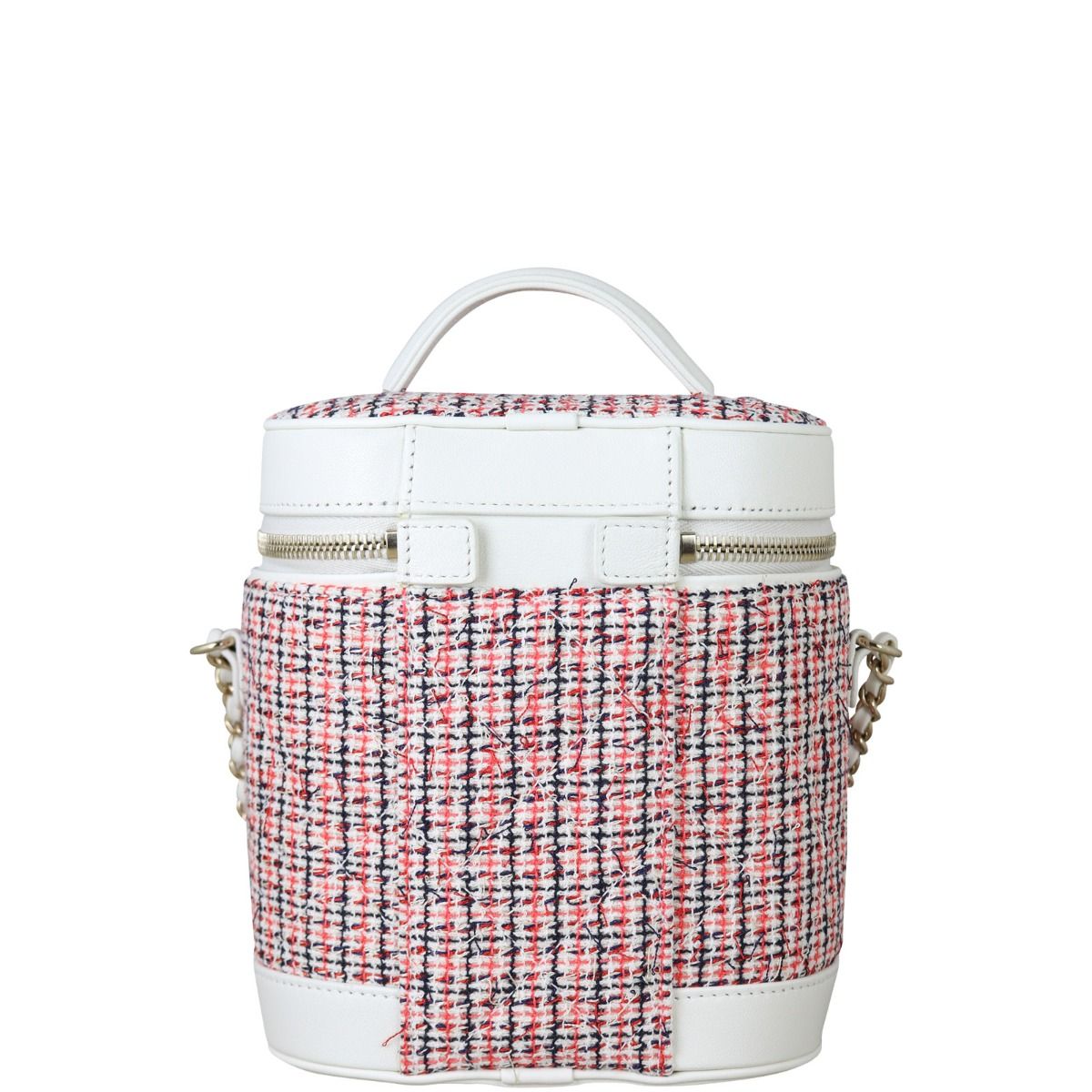 Chanel tweed vanity clearance case