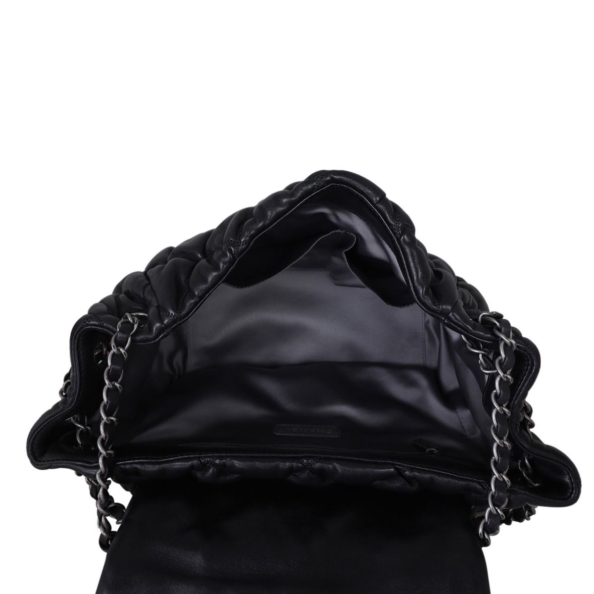 Chanel Jersey Bubble Quilt Shoulder Bag  Grey Shoulder Bags Handbags   CHA357654  The RealReal