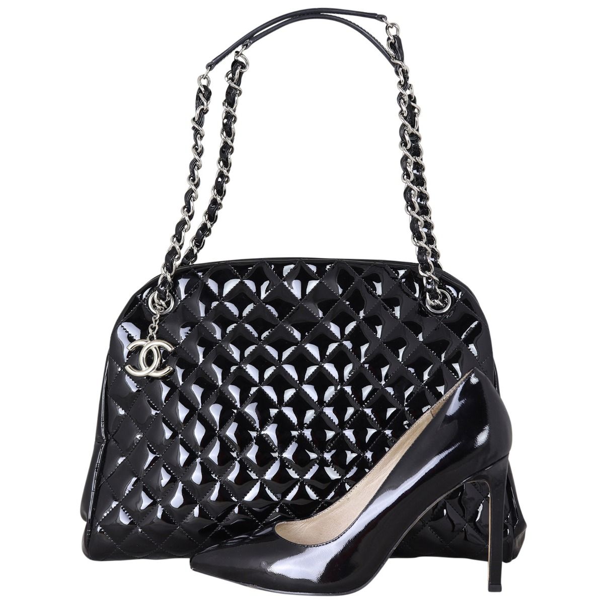 Chanel large deals bowling bag