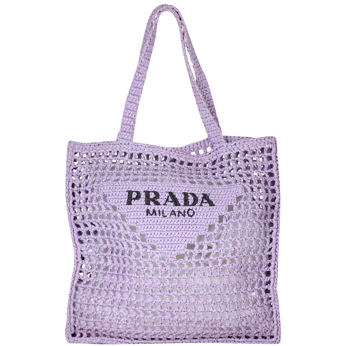 Prada raffia tote bag new arrivals