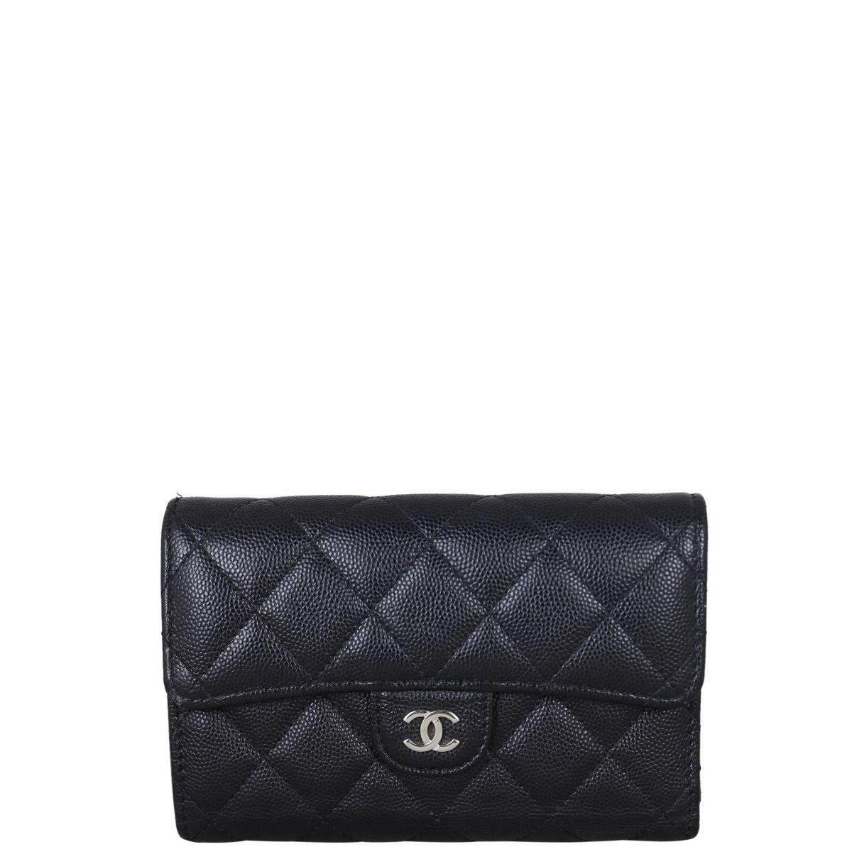 Ví Chanel Classic Flap Wallet màu đen caviar shw best quality