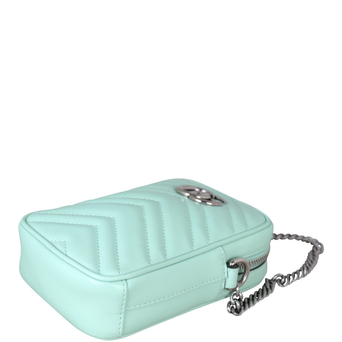 mint❁MINTGREEN　　GUCCI ベージュ GGパターン ポーチ Gucci Mint Green Leather Horsebit Tote Large Shopper