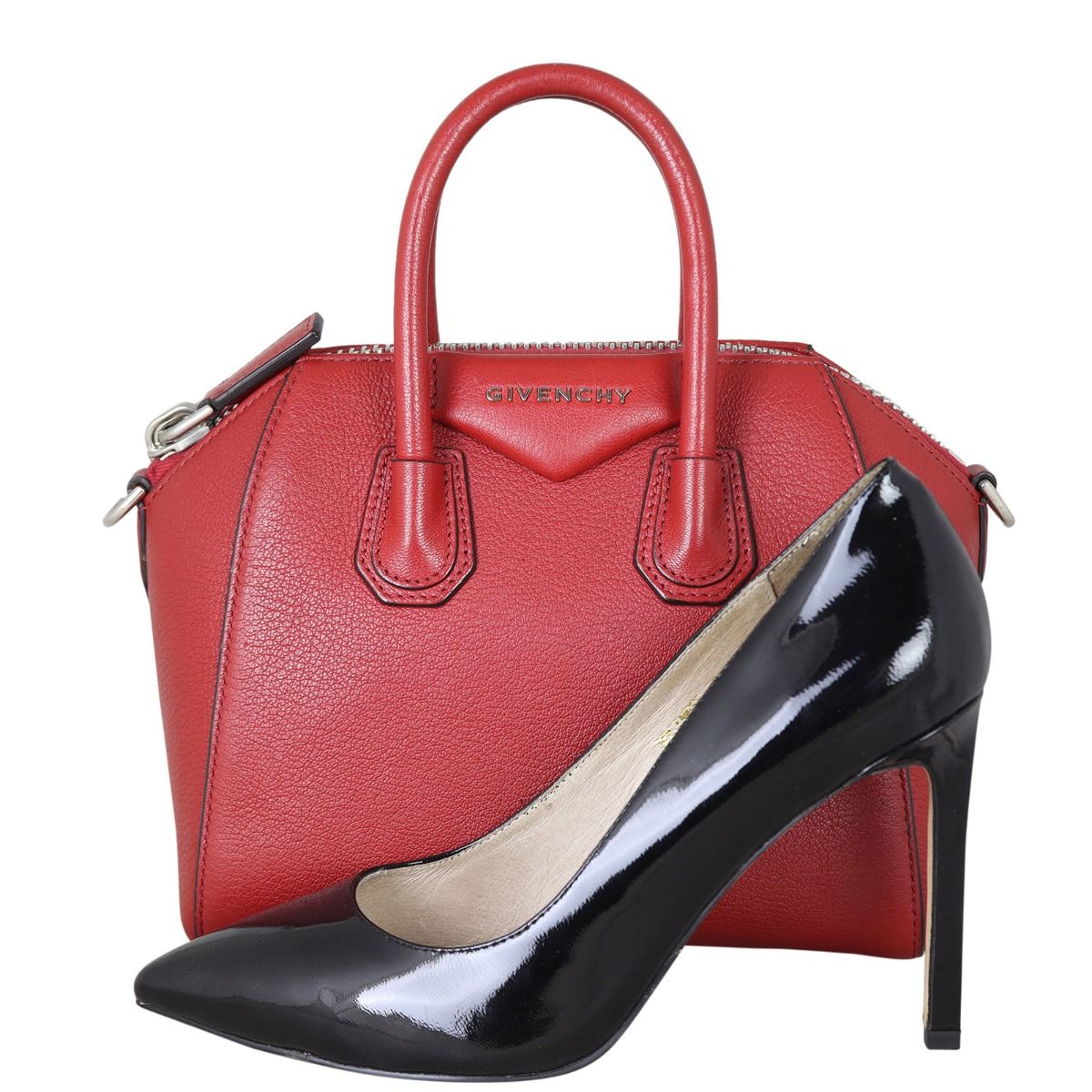 Red givenchy antigona mini sales