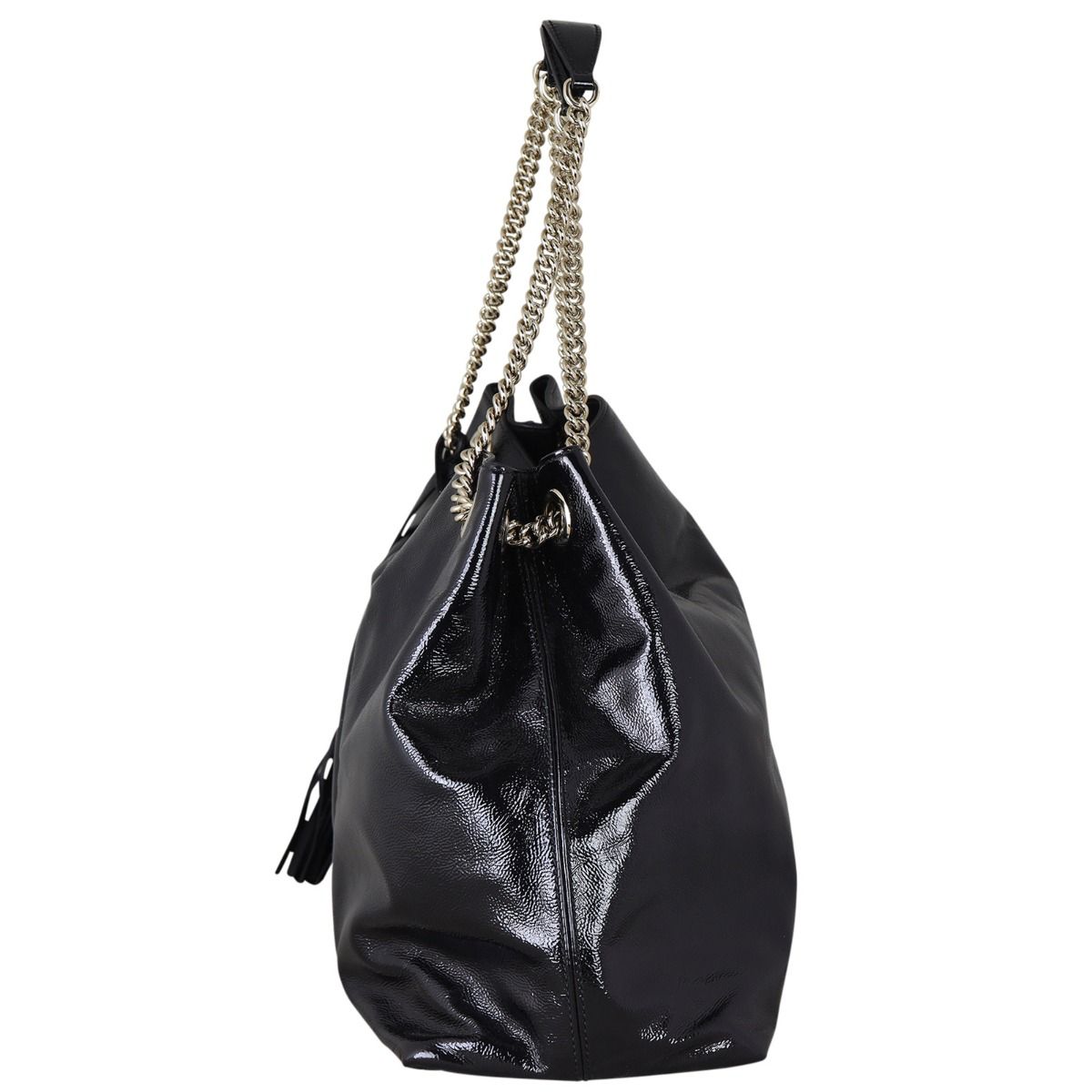 Gucci soho black leather shoulder bag with chain strap new arrivals