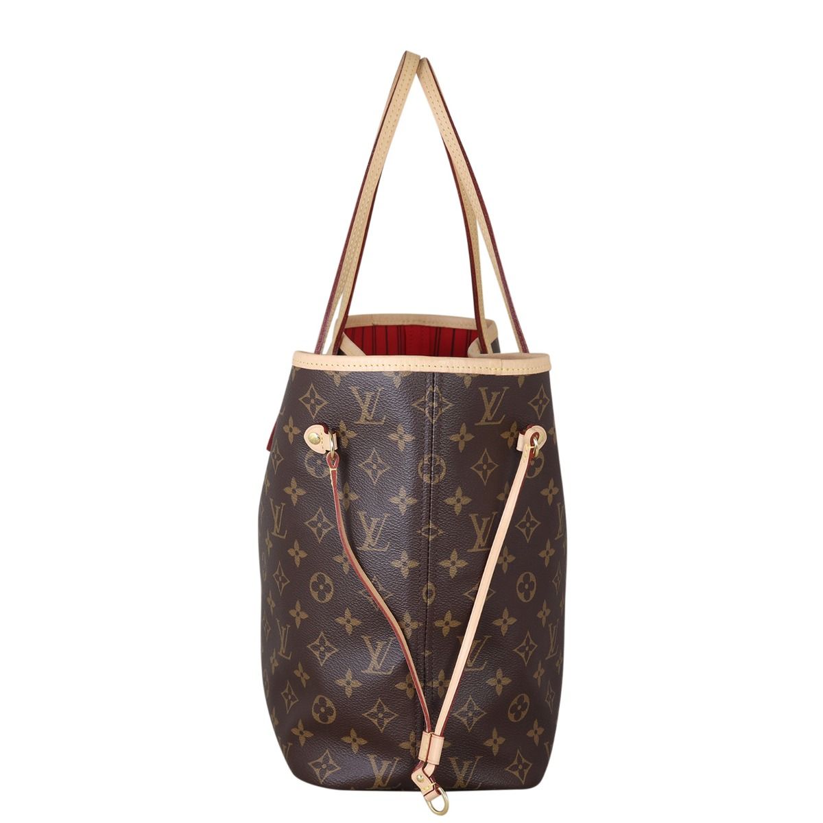 Louis Vuitton, Bags, Selling My Louis Vuitton Neverfull Mm Monogram  Cherry With Pouch