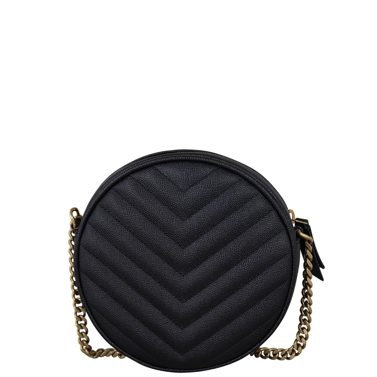 Saint laurent black vinyle quilted bag 2025