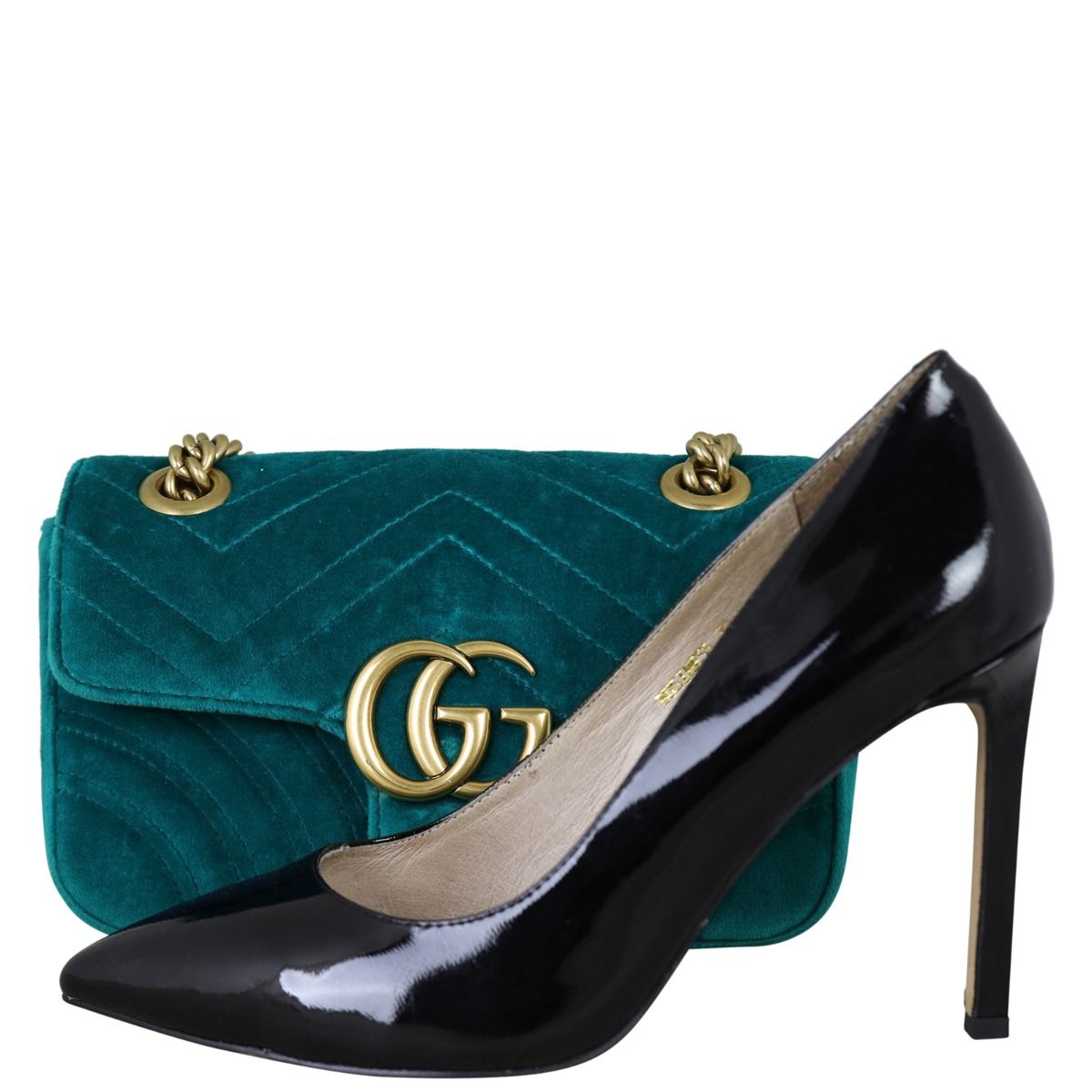 Gucci GG Marmont Mini Velvet Shoulder Bag