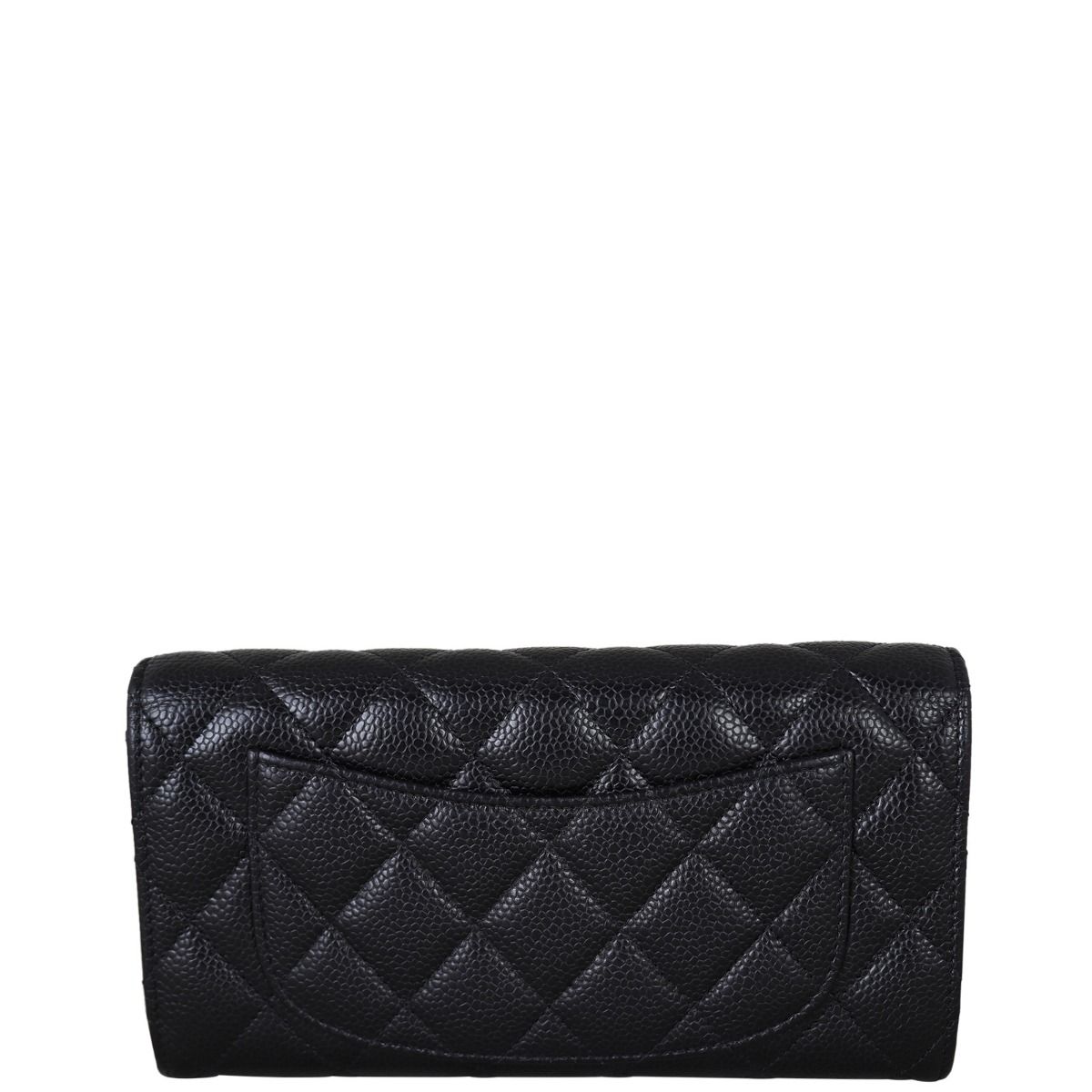 Chanel Classic Flap Long Wallet Black Caviar