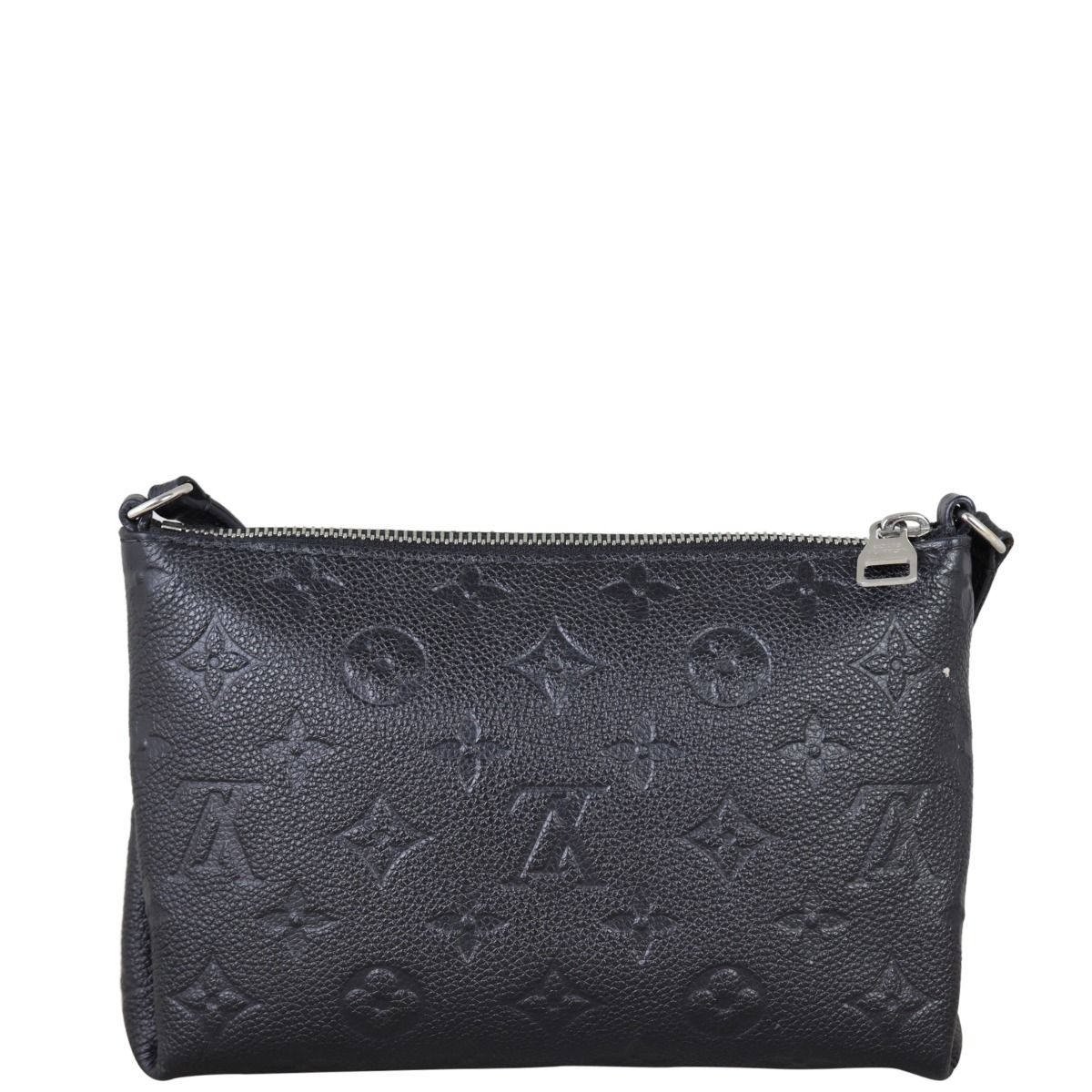 Louis Vuitton Black Leather Adjustable Shoulder Bag Strap Louis