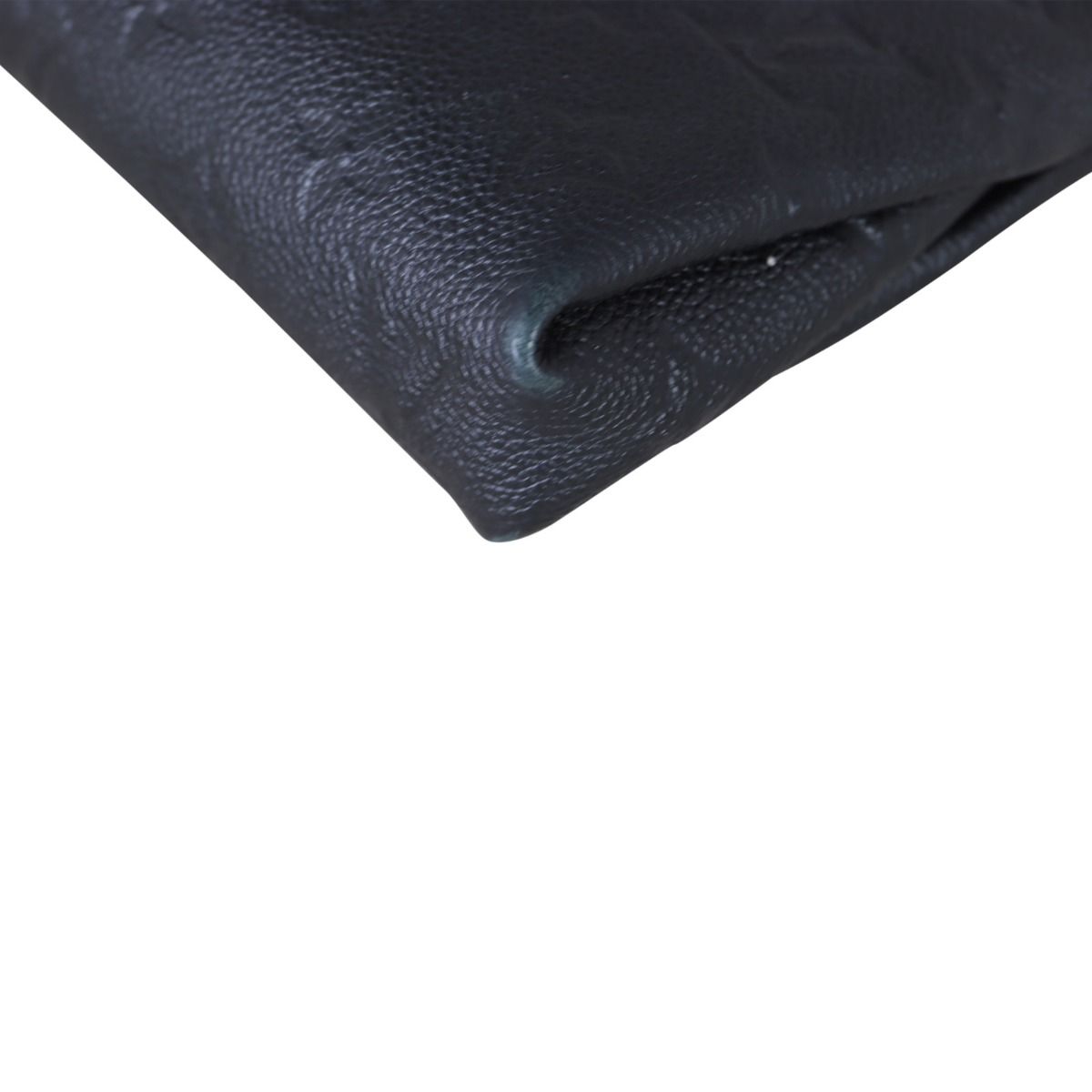 LV Leather Fabric Empreinte Black by the yard