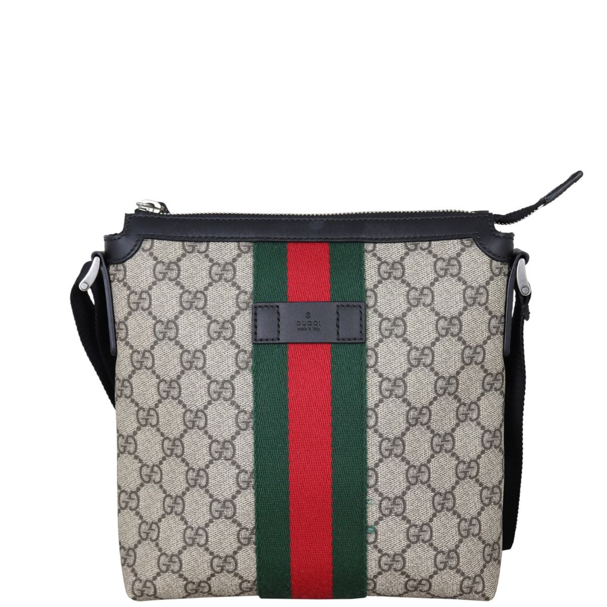 Gucci GG Supreme Web Messenger Bag