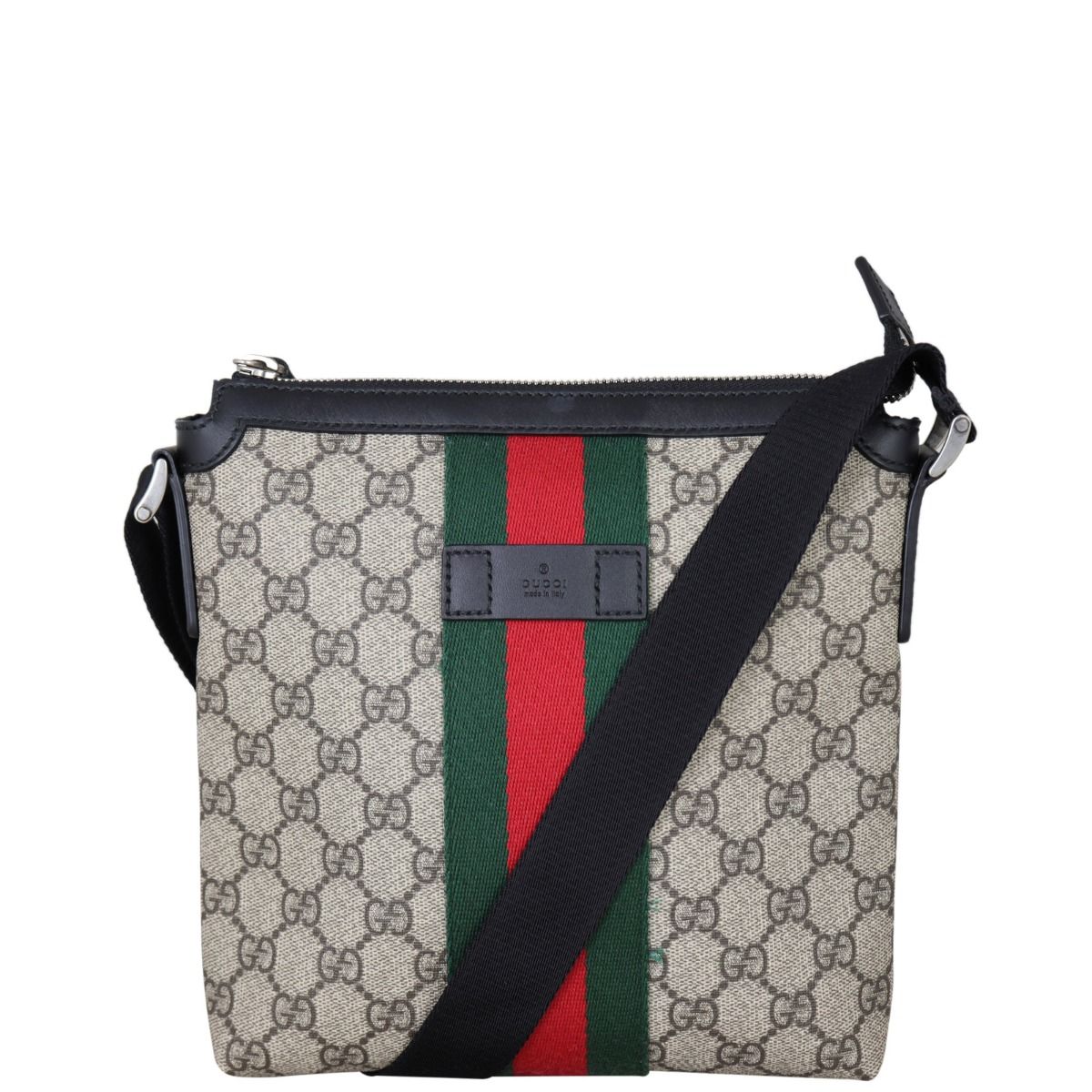 Gucci GG Supreme Web Messenger Bag
