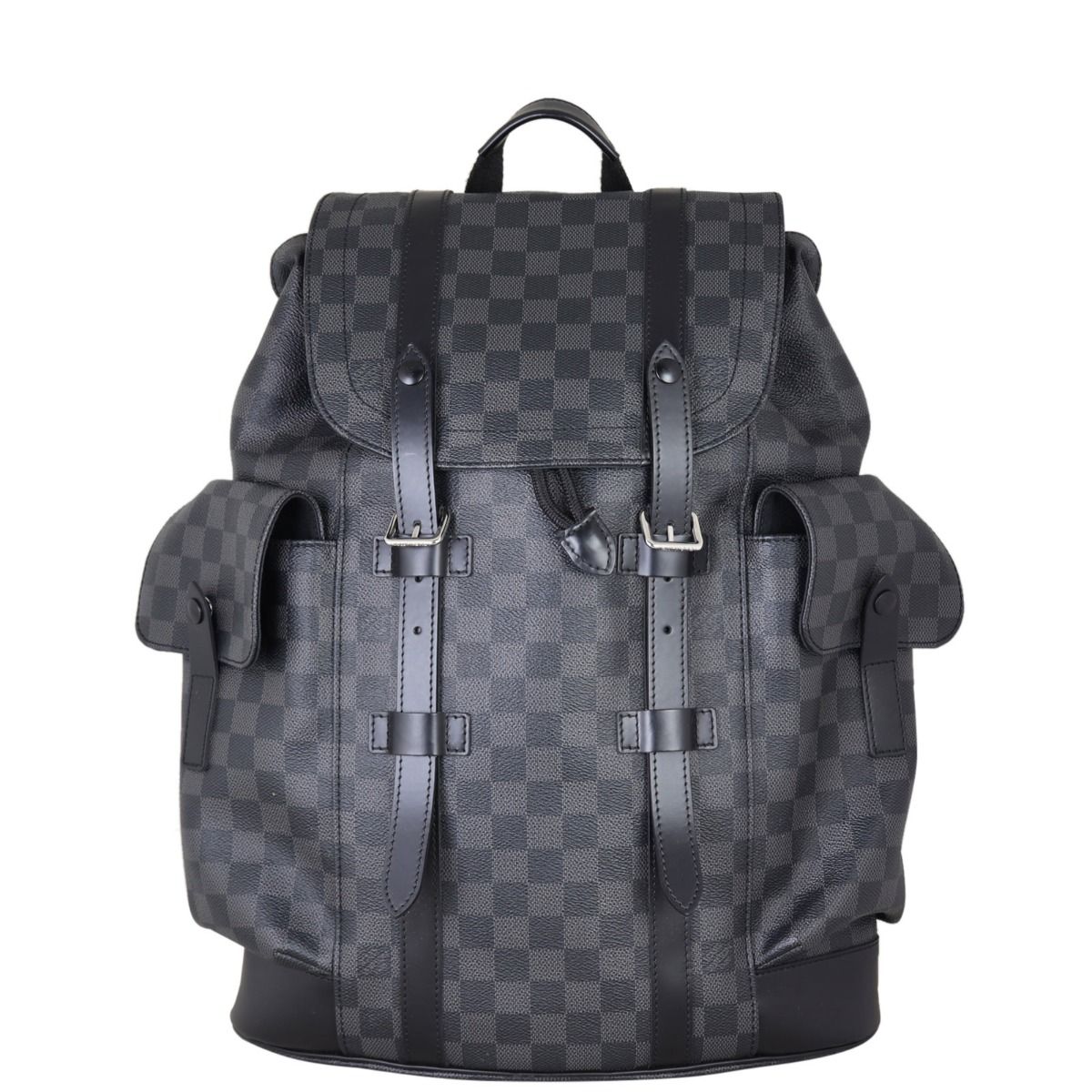 LOUIS VUITTON CHRISTOPHER BACKPACK IN BLACK AND WHITE DAMIER