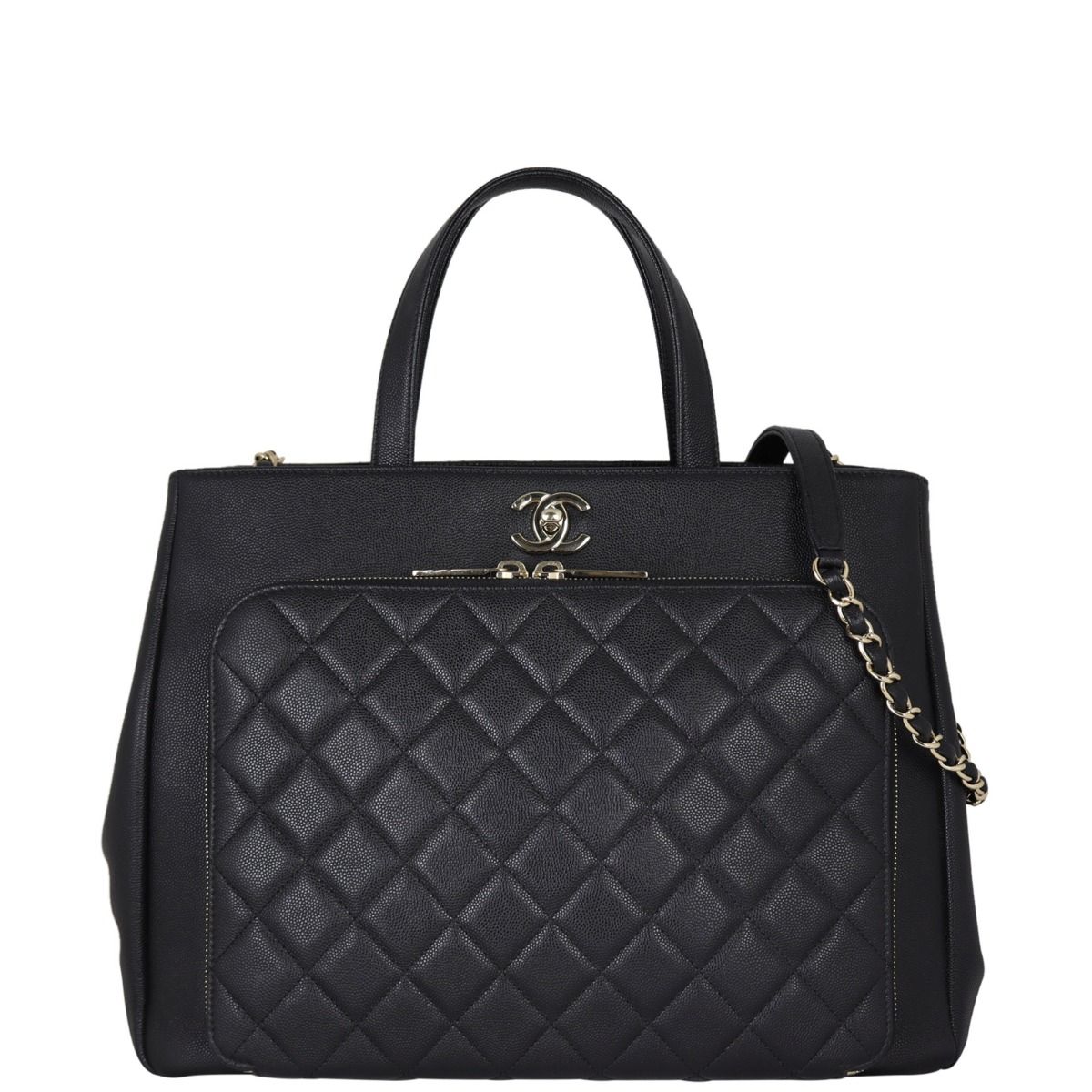Chanel large shopping tote store