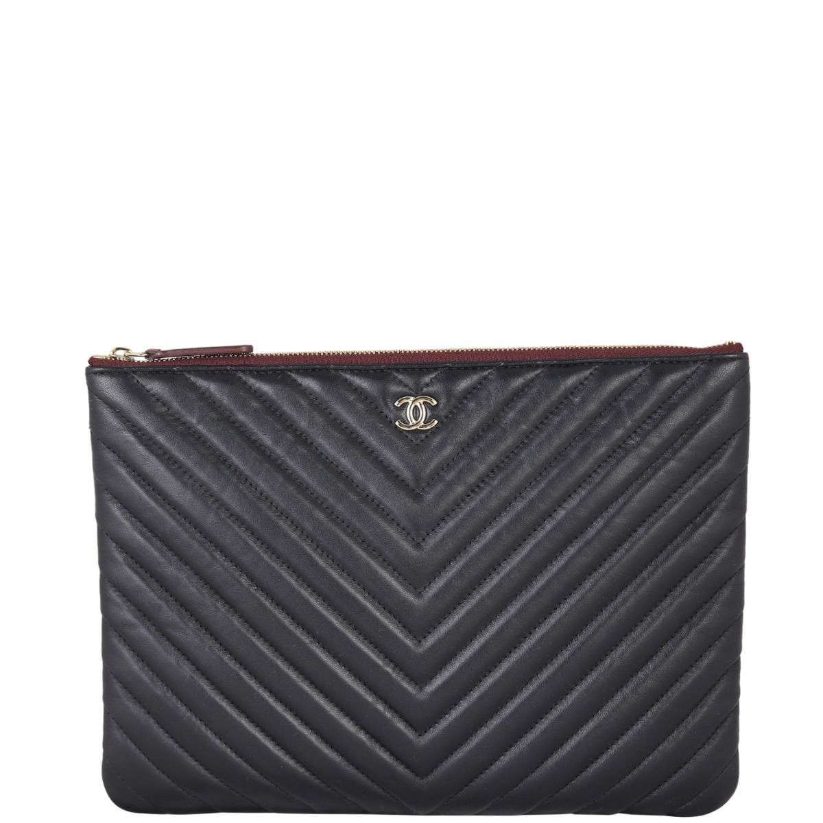 Chanel Chevron O Case Medium
