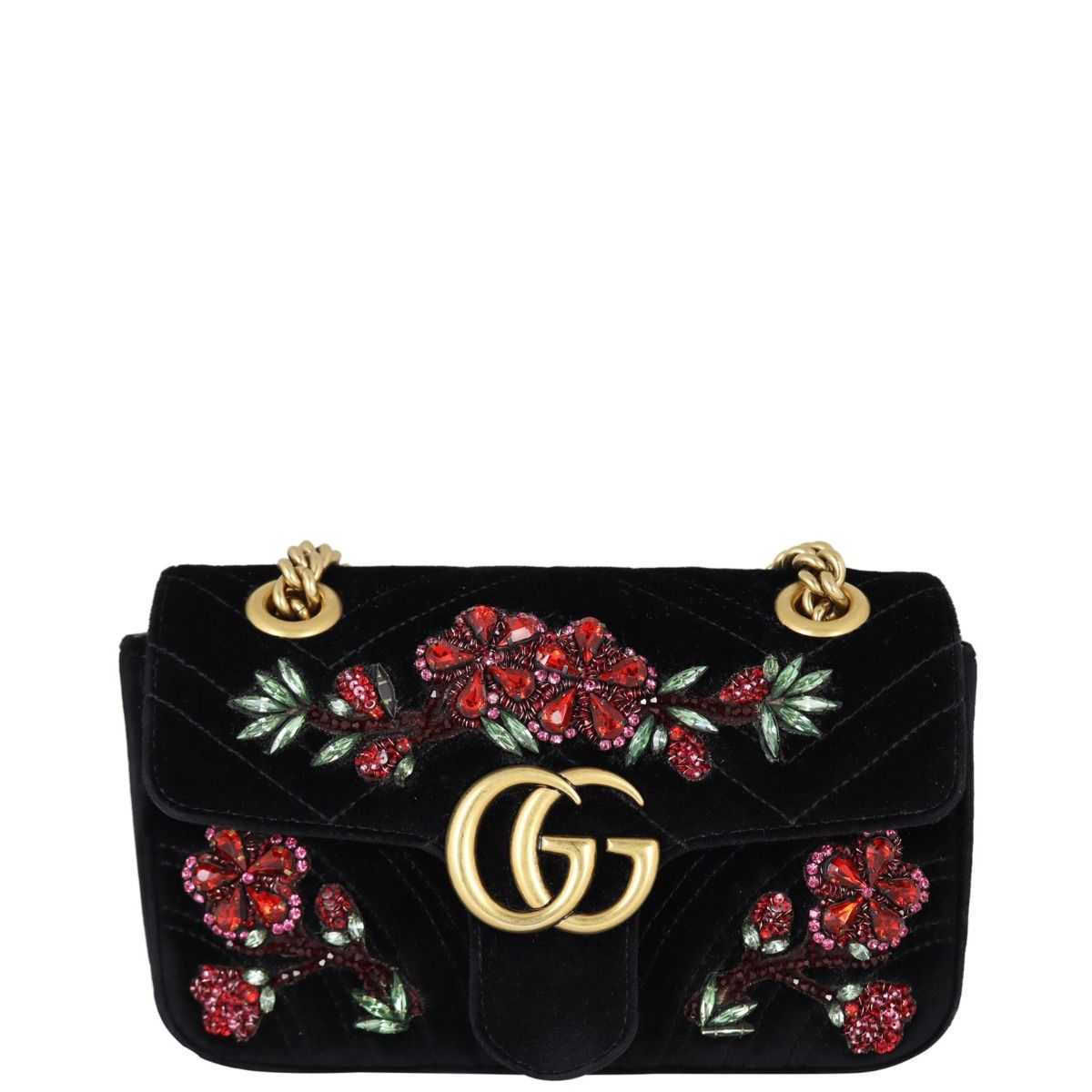 Gucci velvet handbag discount