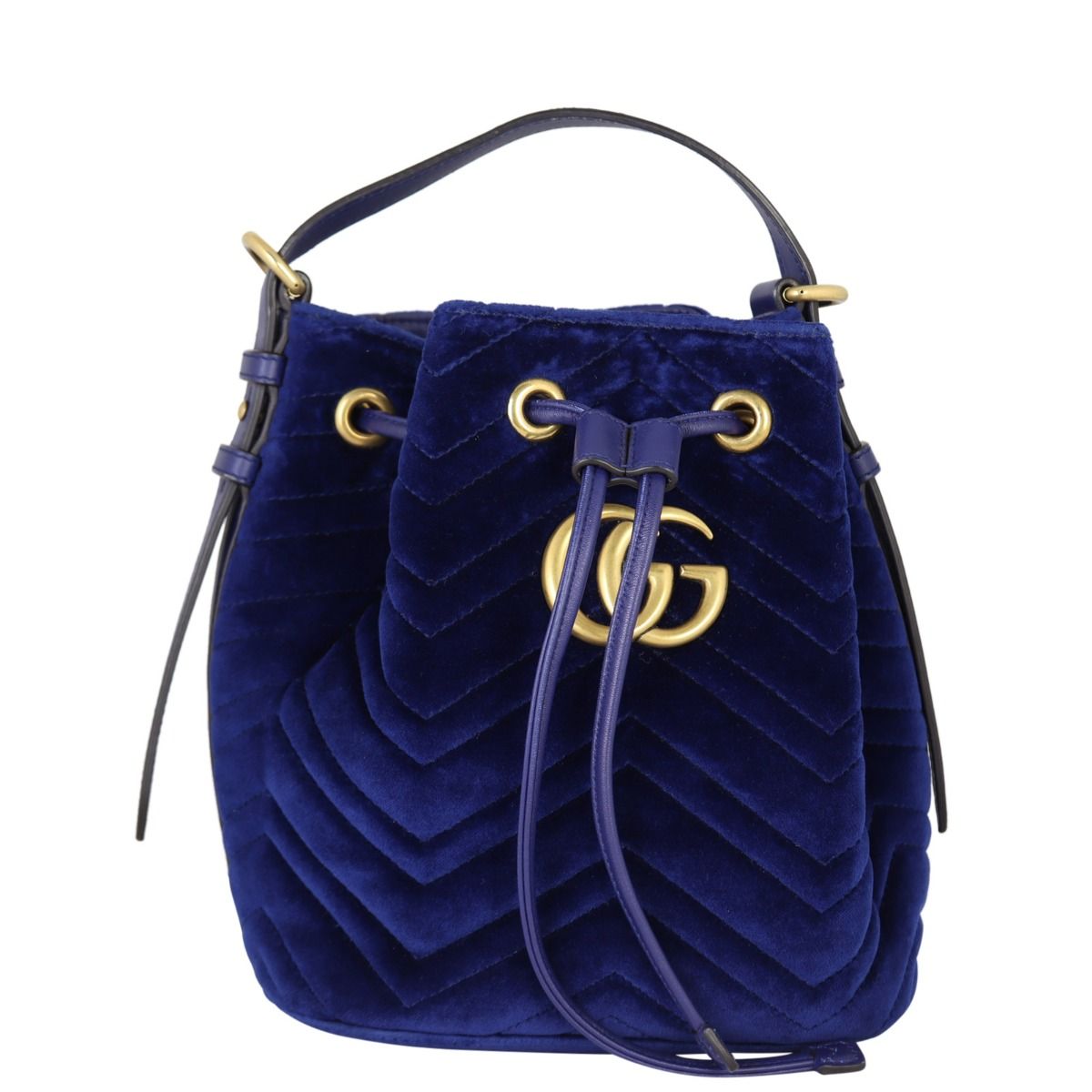 Gucci velvet bucket bag outlet