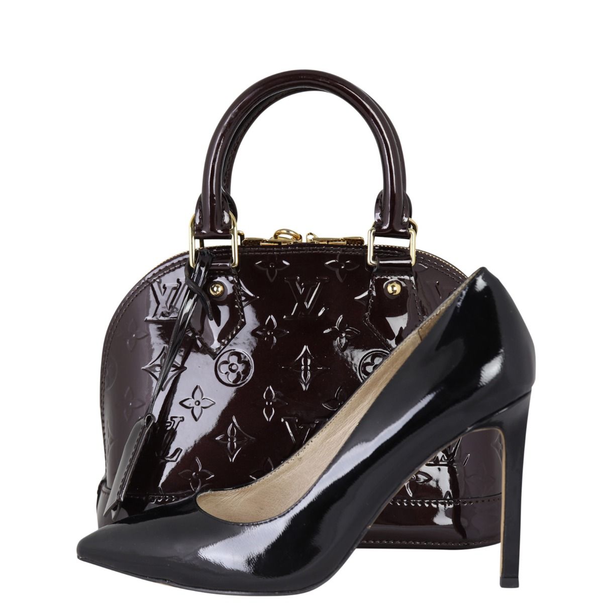Louis vuitton alma patent leather clearance