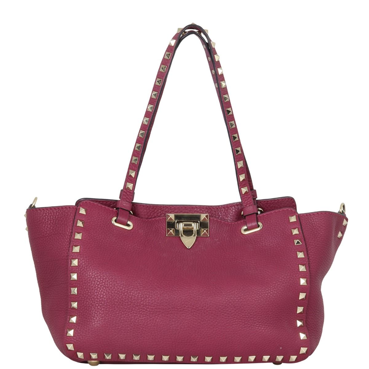 VIP【送料関税込】VALENTINO GARAVANI ROCKSTUD CANVAS MINITOTE Rockstud mini tote bag | Le Noir - Unconventional Luxury