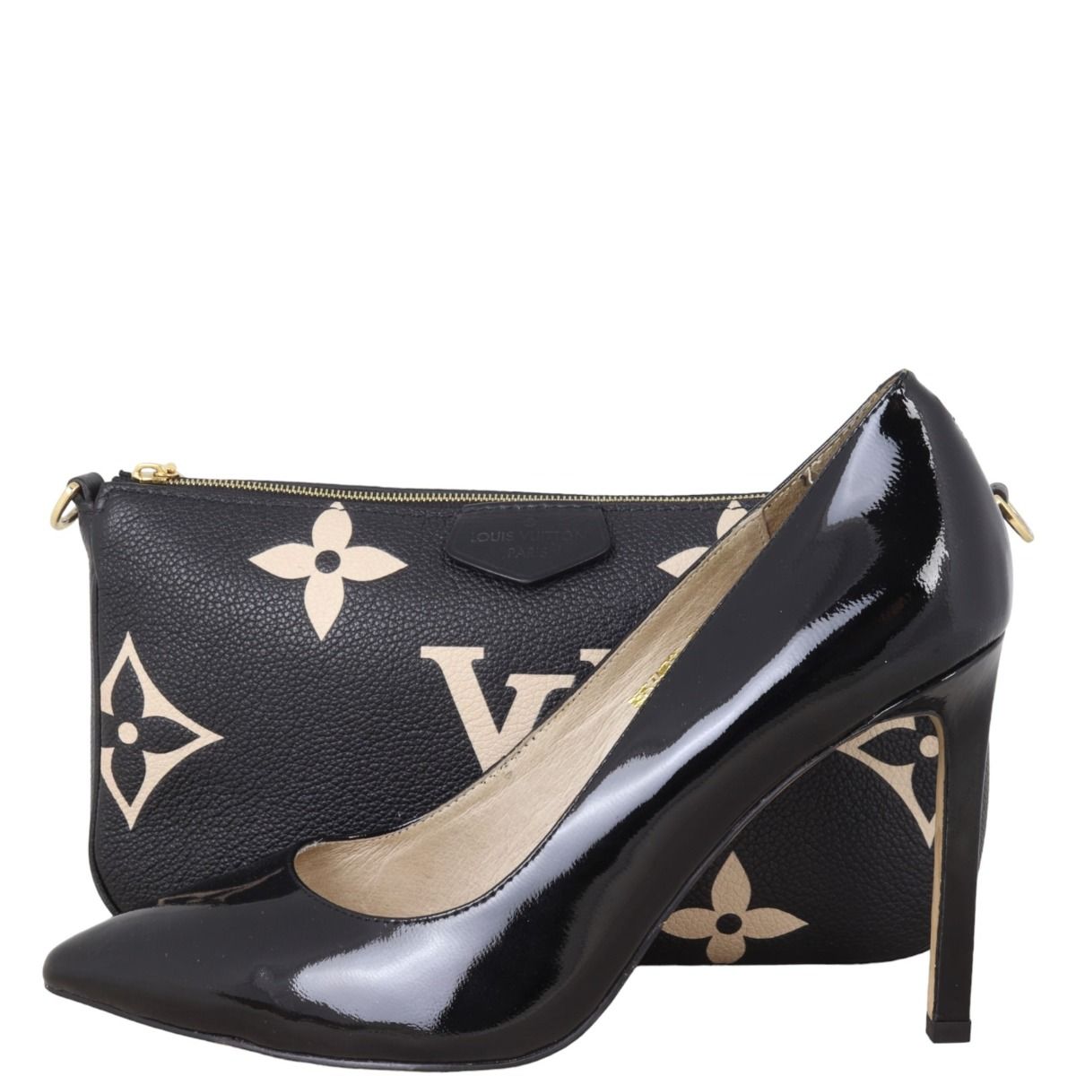 Louis Vuitton クロスストラップミュール Louis Vuitton White Canvas Monogram Multicolor Open Toe