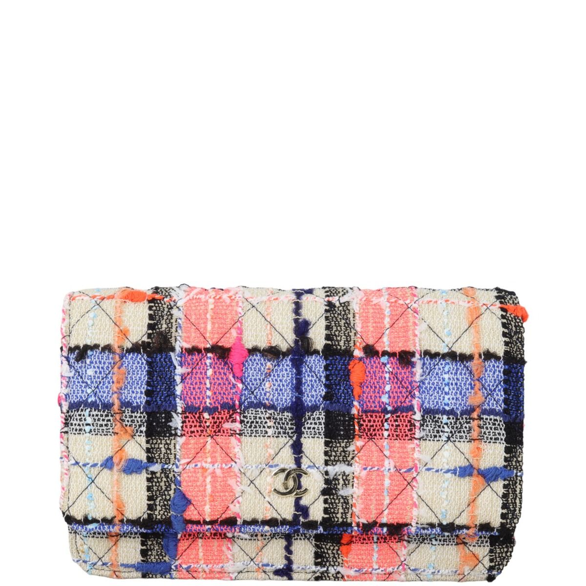 Chanel Classic Wallet on Chain Tweed