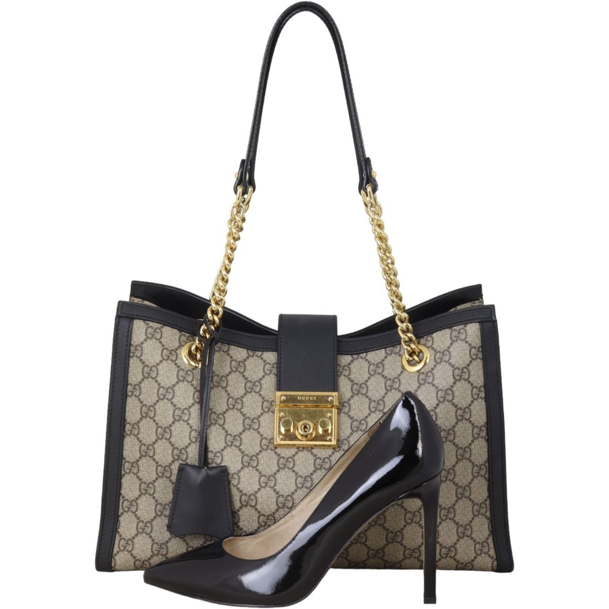 Gucci GG Supreme Padlock Tote Medium
