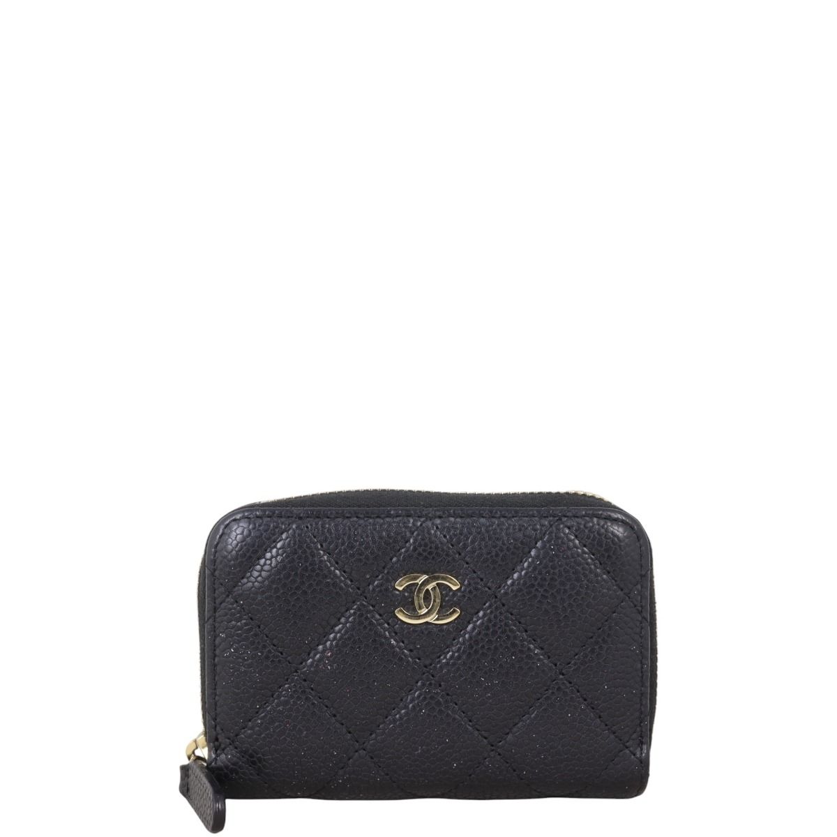 Chanel zip coin wallet new arrivals