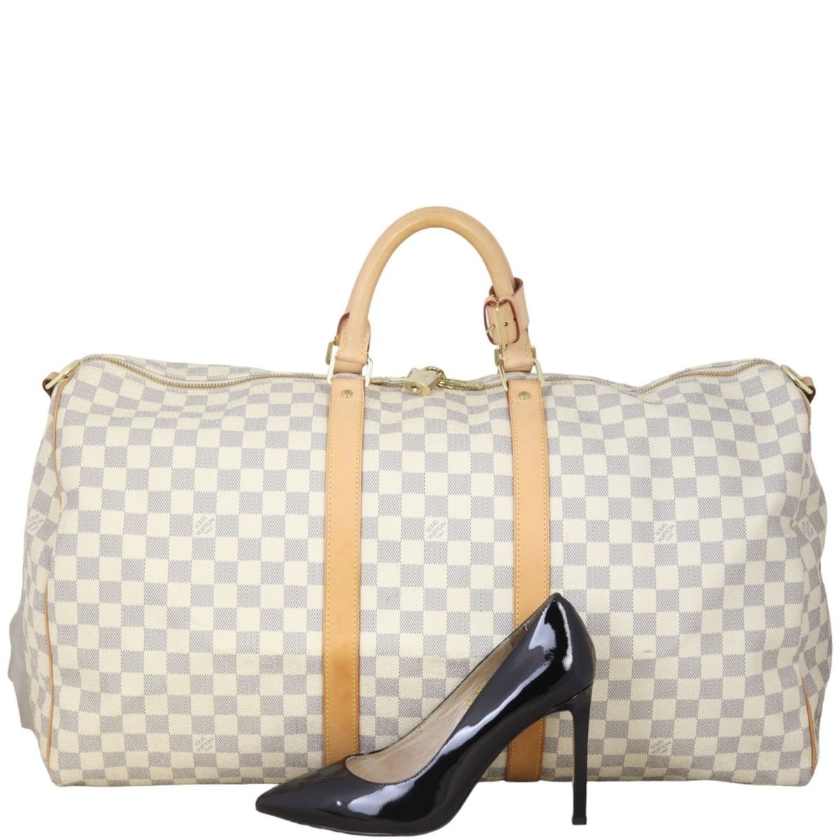 Louis Vuitton Keepall 55 Bandouliere Damier Azur