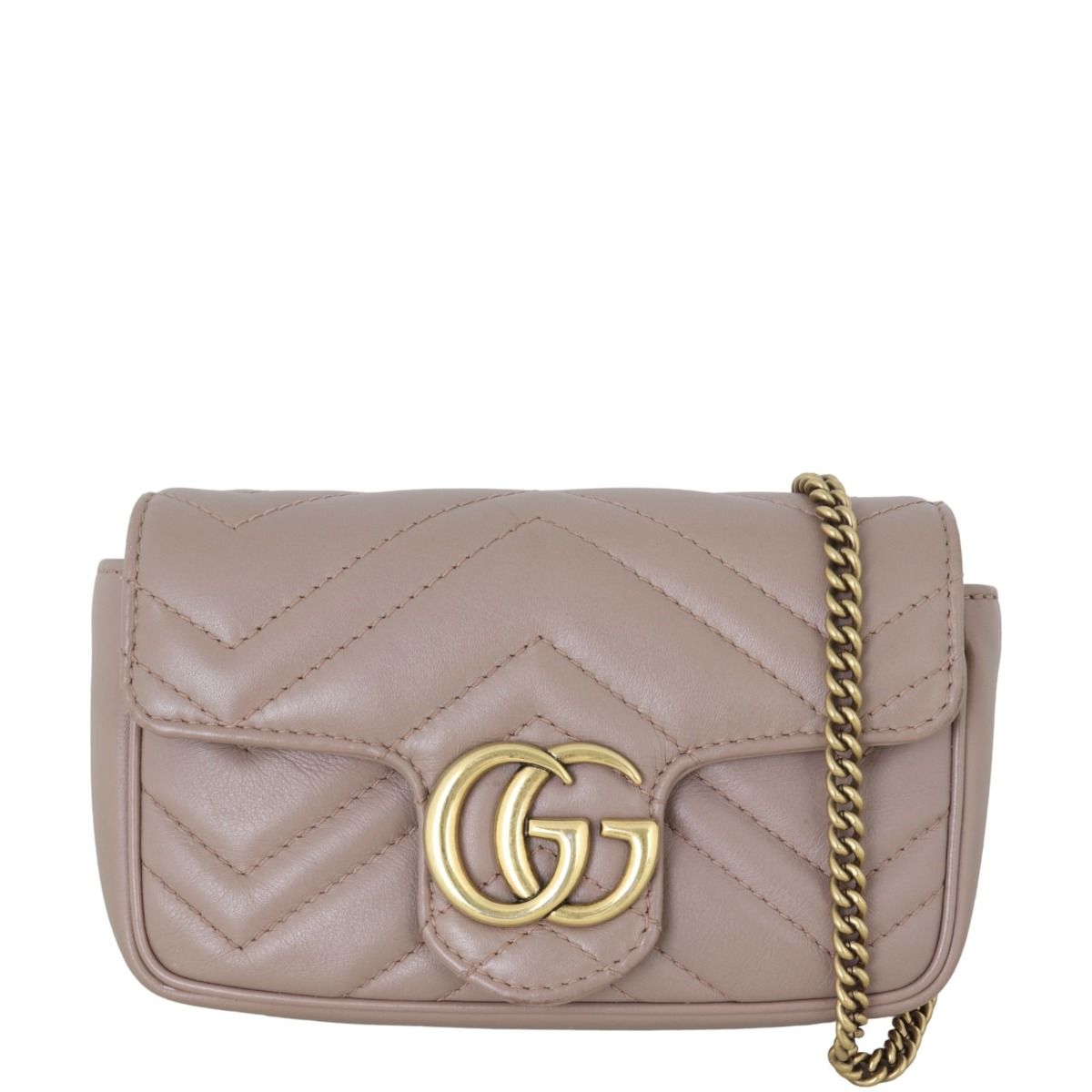 Gucci GG Marmont Matelasse Super Mini Shoulder Bag