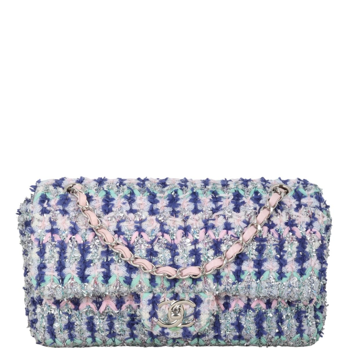 Chanel bag tweed on sale