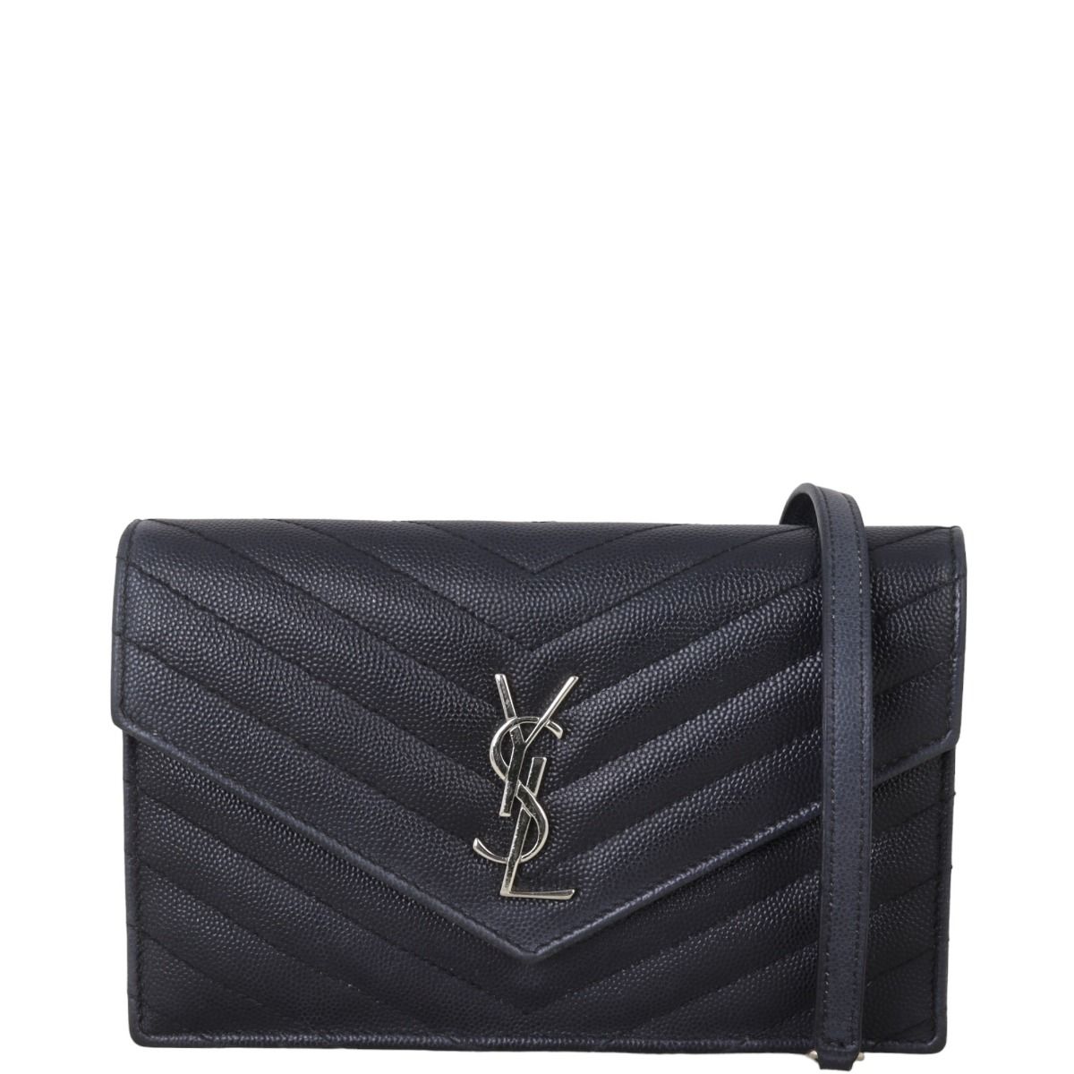 Saint laurent clutch with chain online