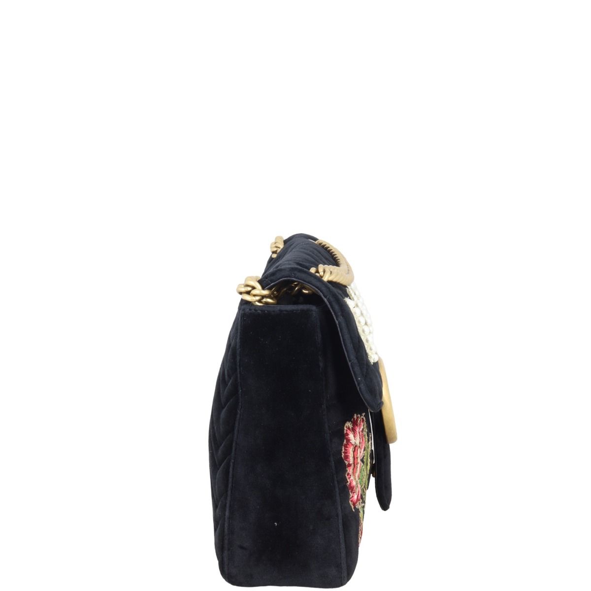 Gucci teal velvet bag sale
