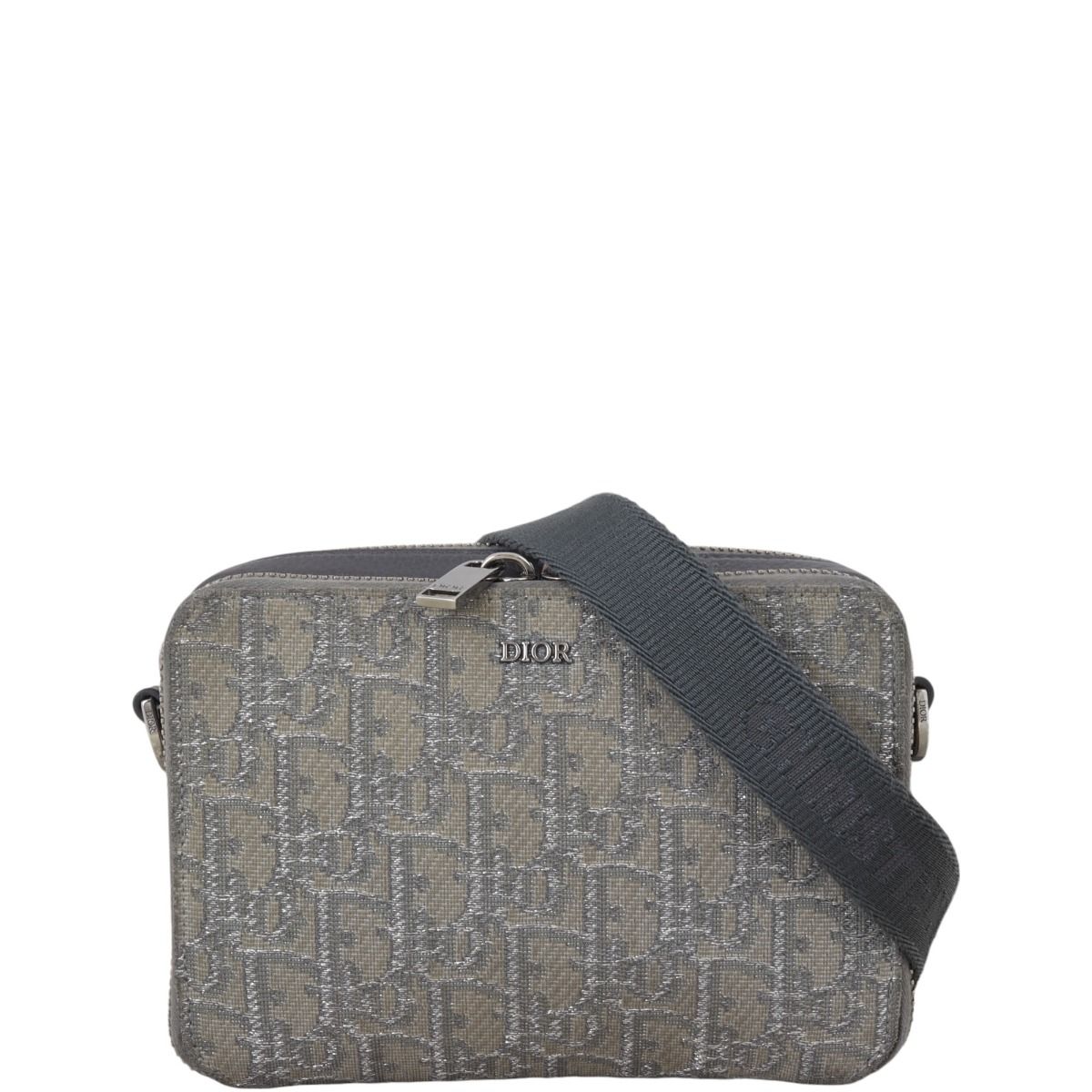 Dior oblique pouch with shoulder strap discount