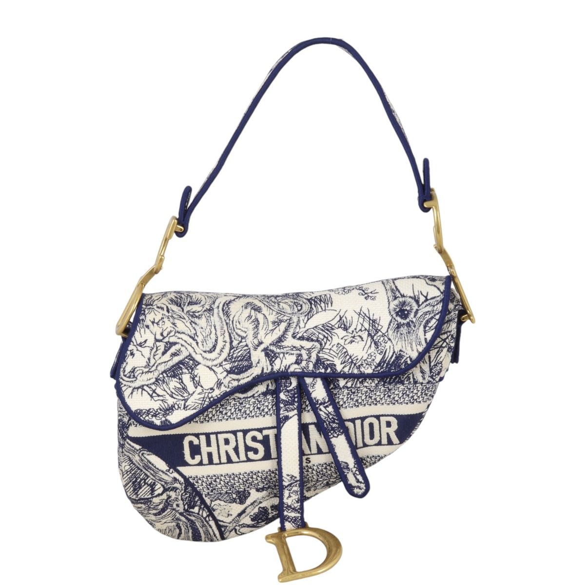 Dior saddle sling bag top