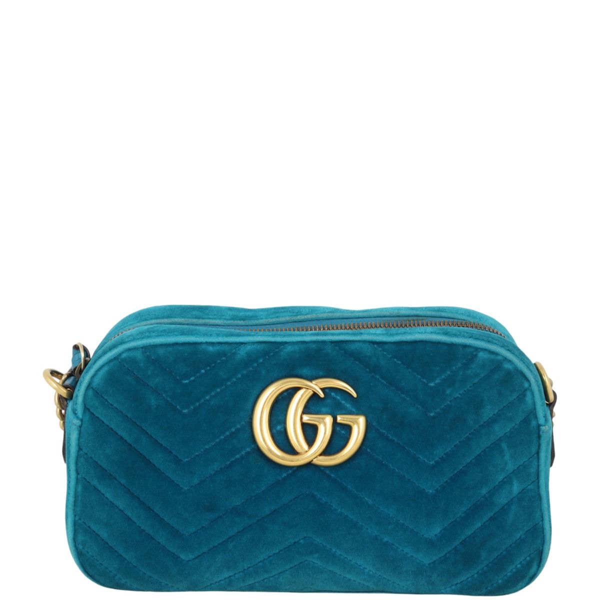 Gucci GG Marmont Velvet Small Camera Bag