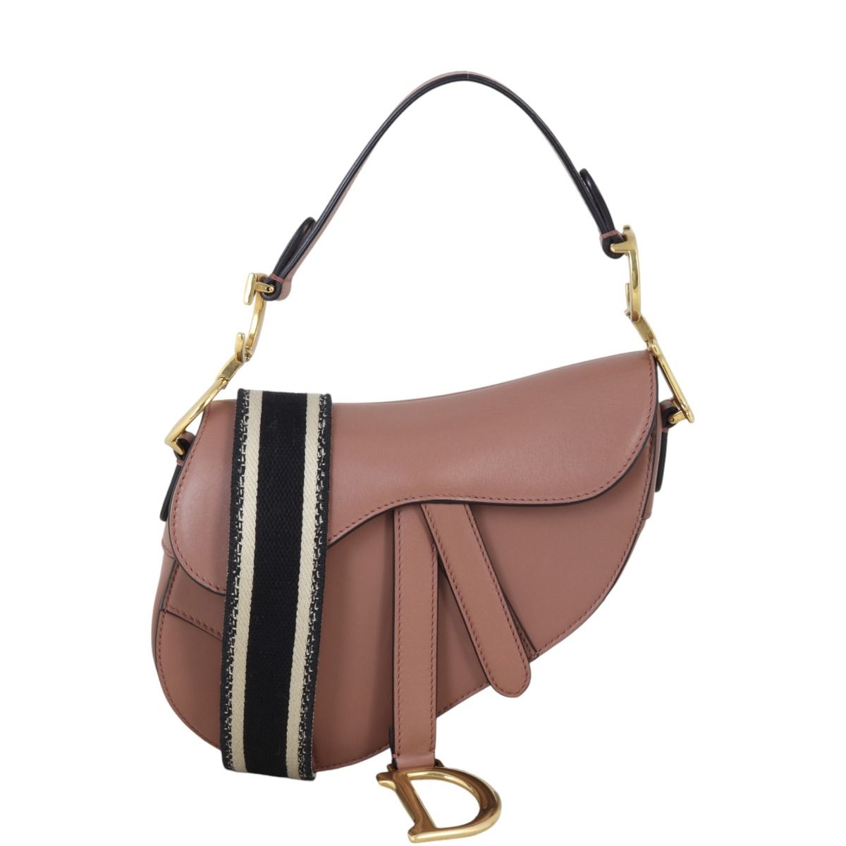 Dior Saddle Bag Mini with Embroidered Strap