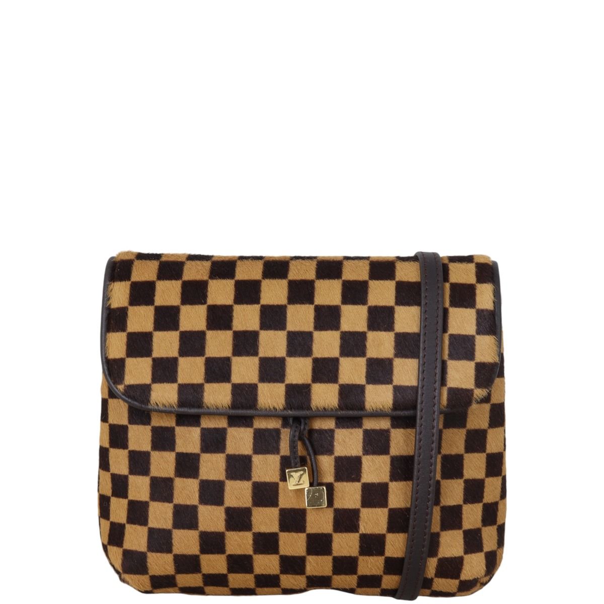 Black check louis vuitton bag on sale
