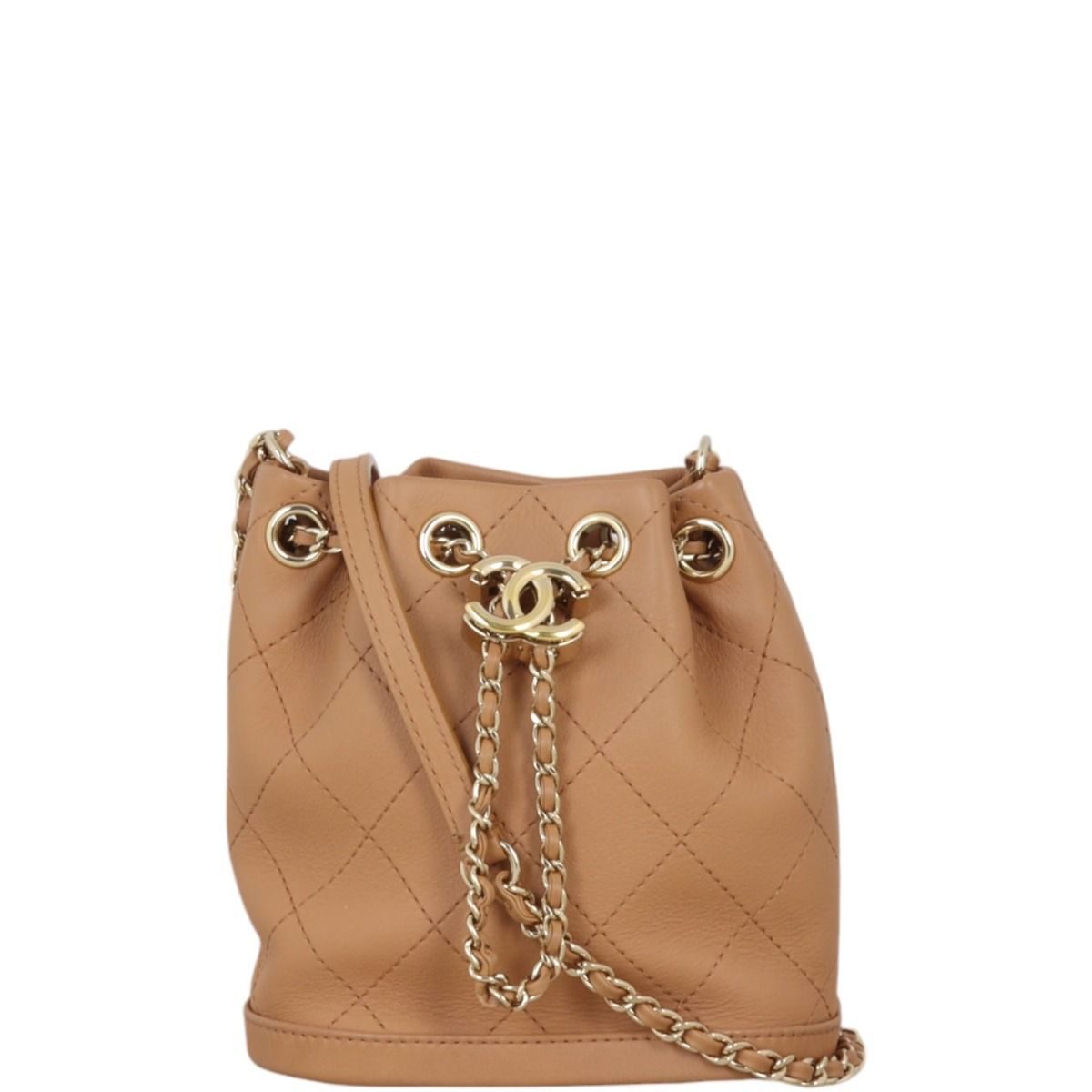 Chanel small bucket bag sales