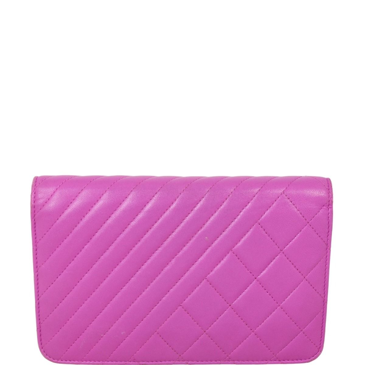 Chanel wallet on chain purple best sale
