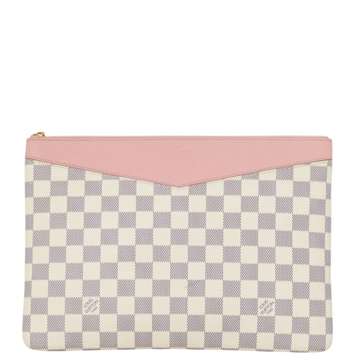Louis vuitton damier azur clutch 2025
