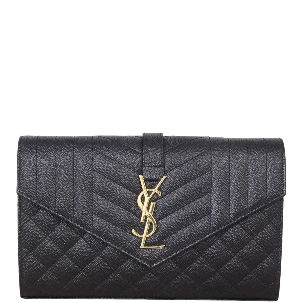 Ysl monogram wallet on chain cheap