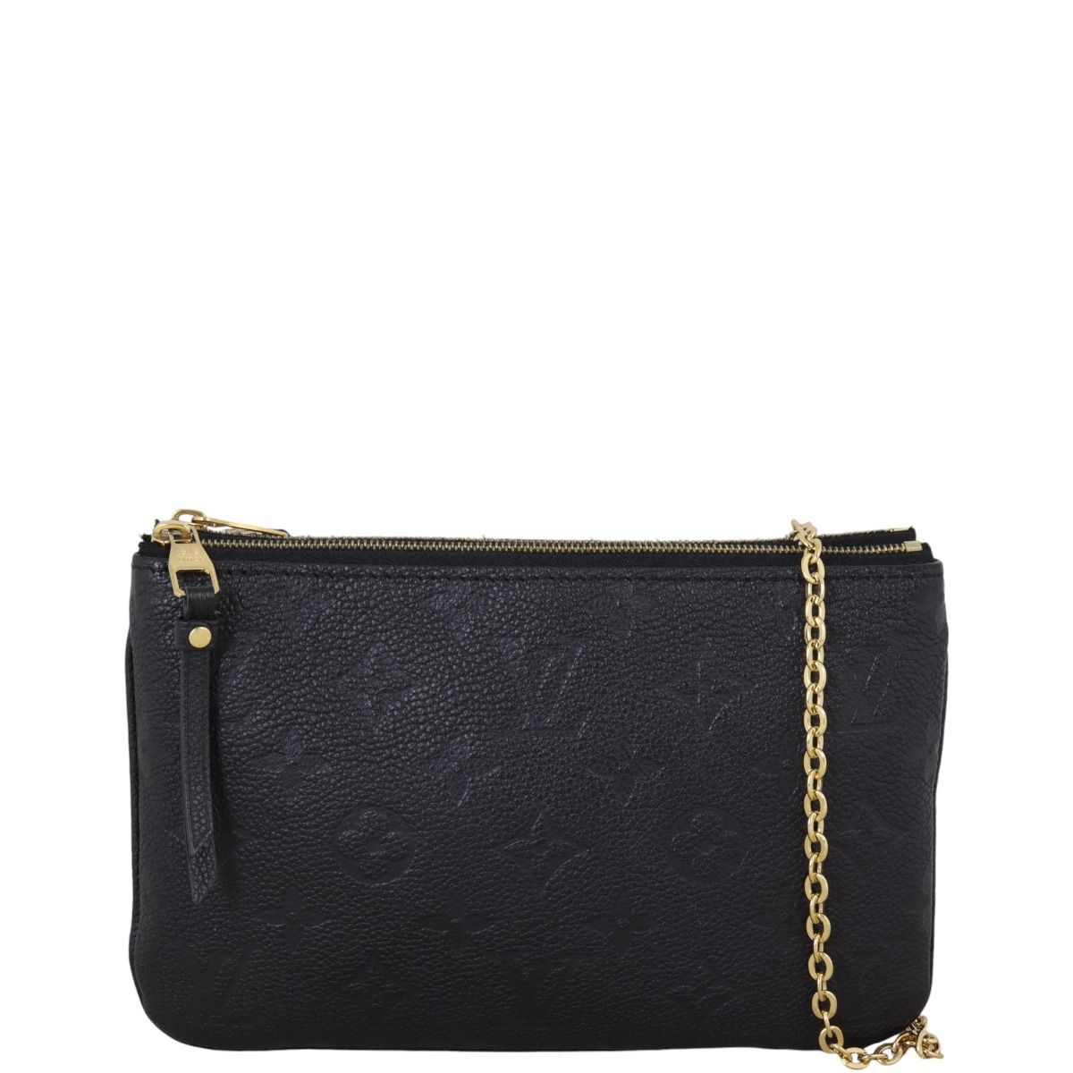 Louis Vuitton Double Zip Pochette Monogram Empreinte