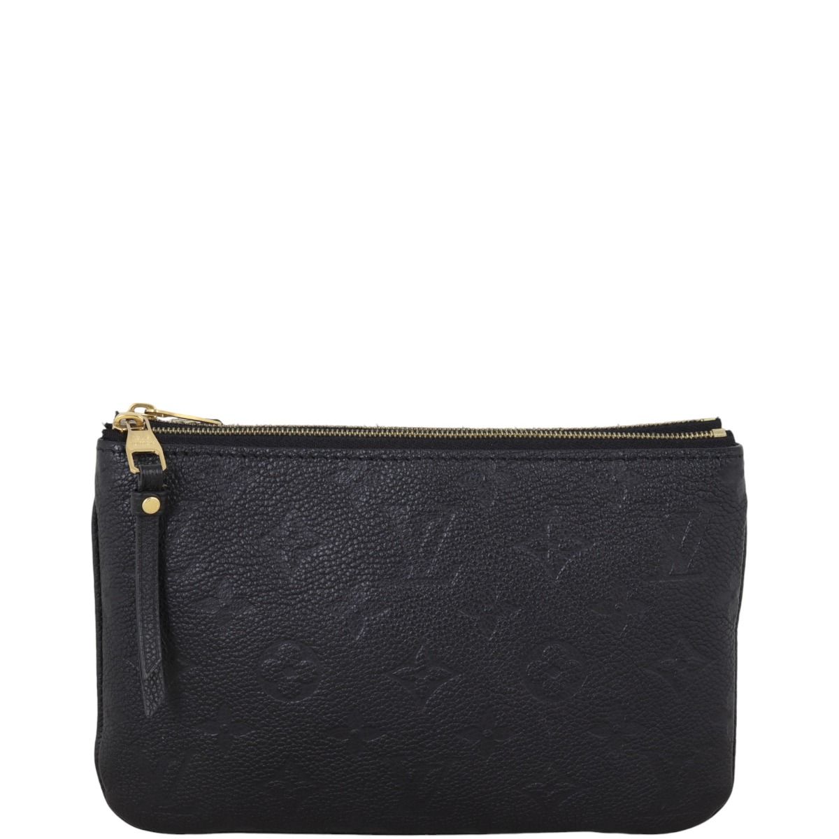 Louis Vuitton Double Zip Pochette Monogram Empreinte