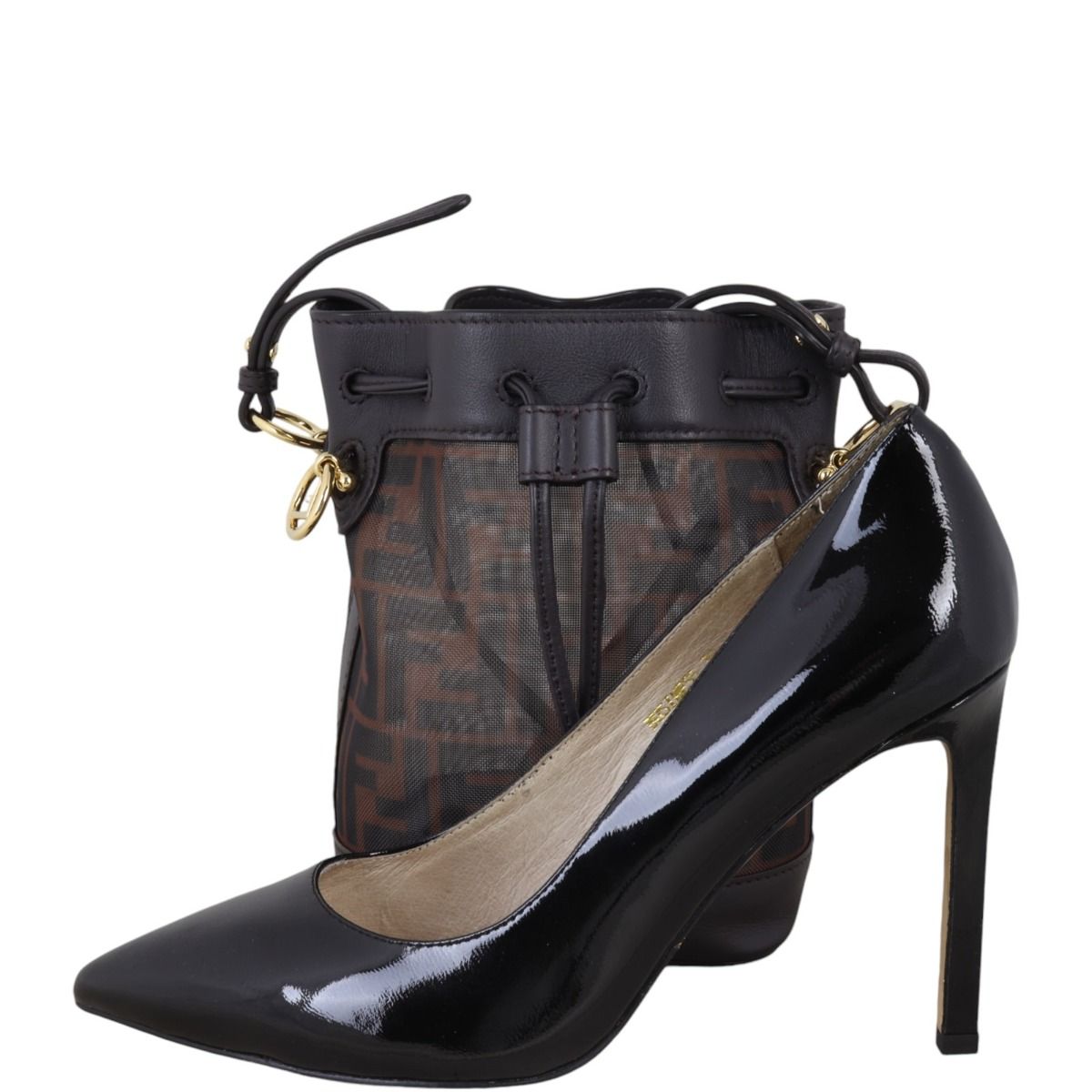 Fendi mesh bucket bag cheap