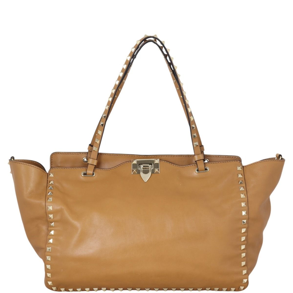 Valentino rockstud tan cheap
