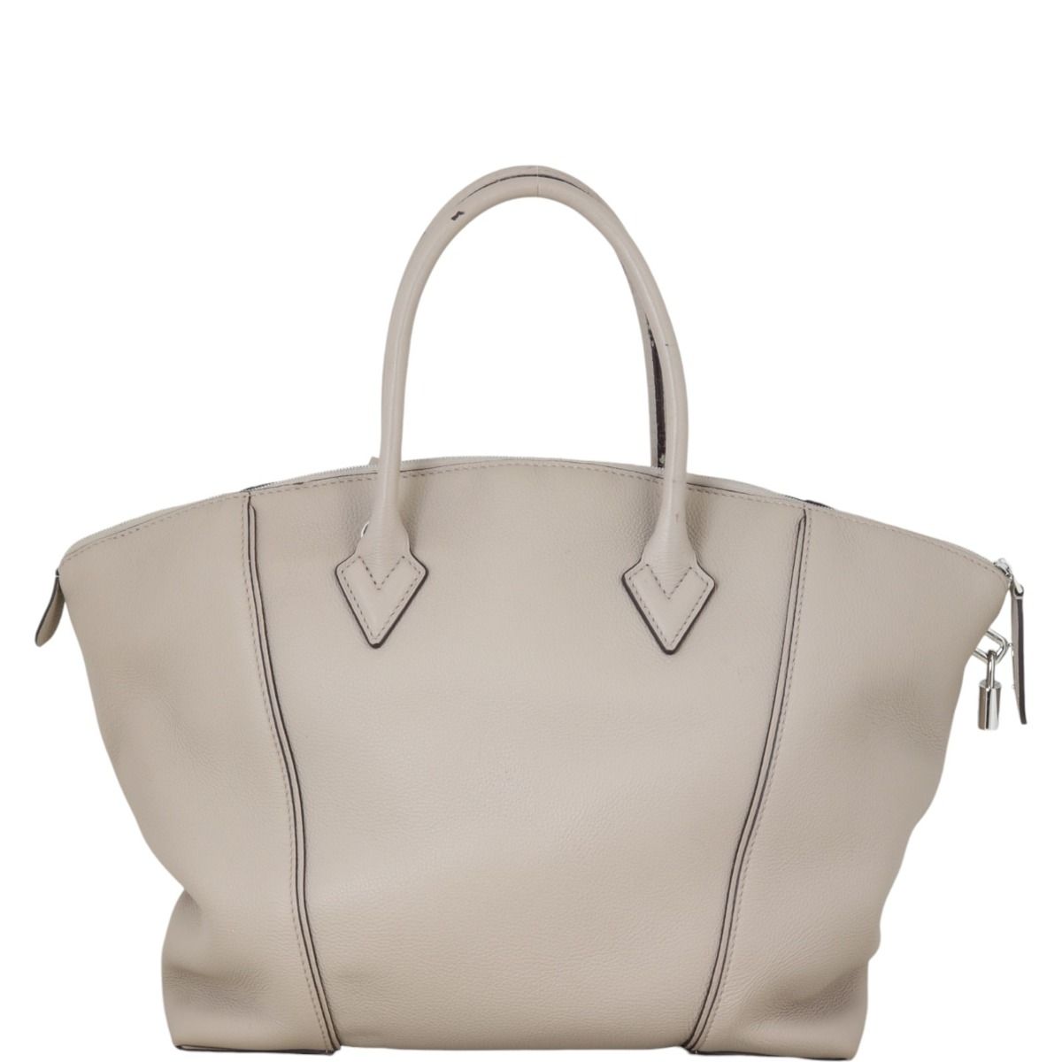 Louis Vuitton Soft LockIt MM taupe