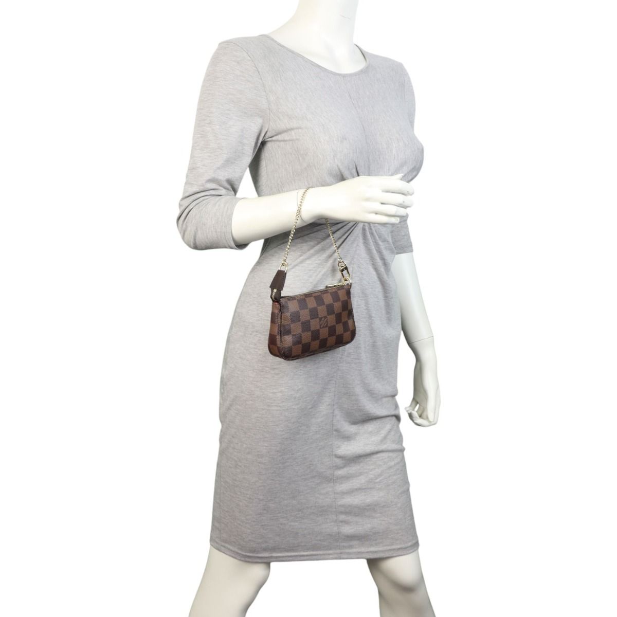 Louis Vuitton Mini Pochette Accessoires Damier Ebene