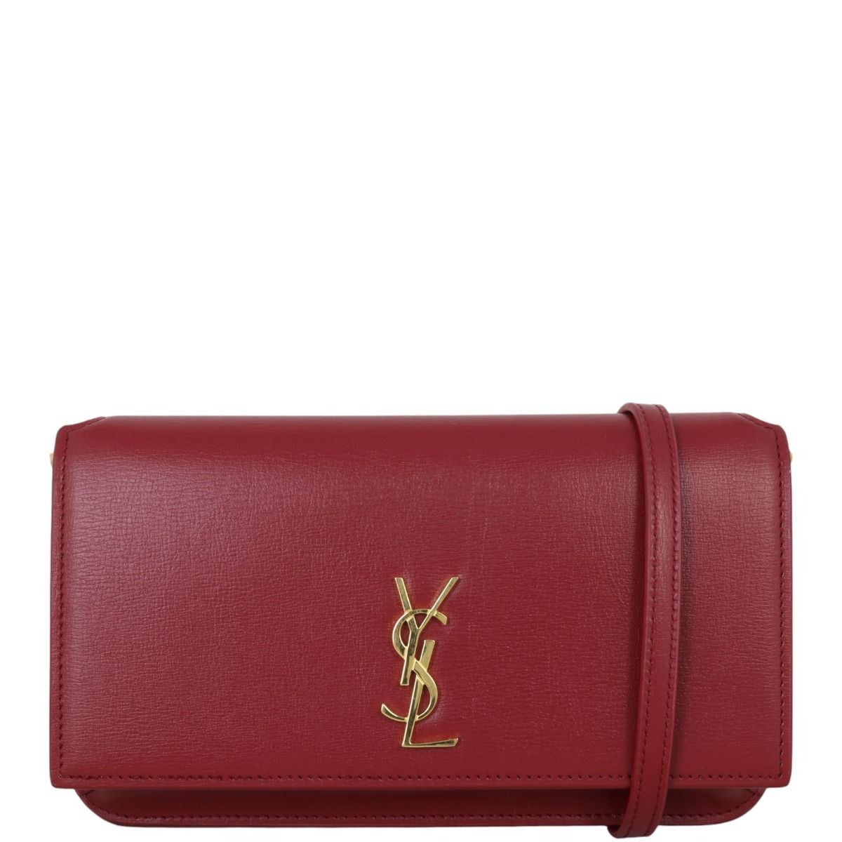 Red ysl wallet on chain new arrivals