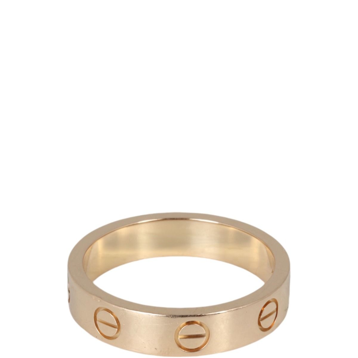 Cartier Love Wedding Band 18k Rose Gold 1 Diamond